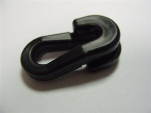Plastic haken zwart tbv netten-0