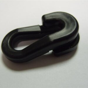 Plastic haken zwart tbv netten-0