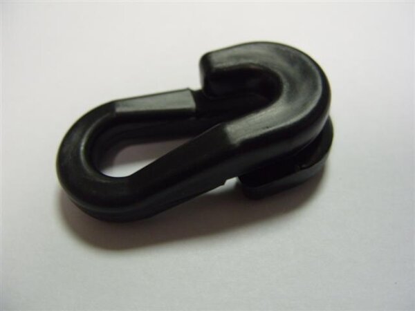 Plastic haken zwart tbv netten-0