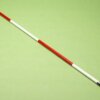 Jalon hout 2 mrt rood/wit-0