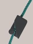 Clamcleat CL223 pvc zwart-0