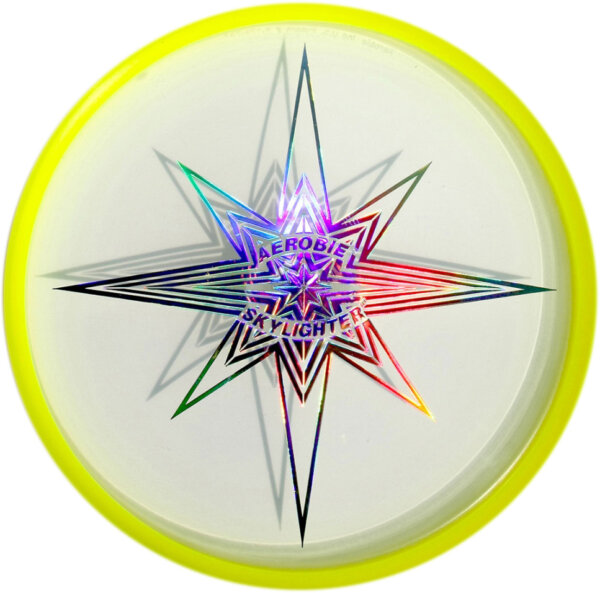 Frisbee Skylighter Aerobie Geel