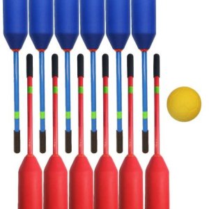 Knotshockey Set Blauw/Rood