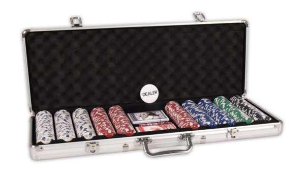 Pokerkoffer Aluminium - 500 fiches-0
