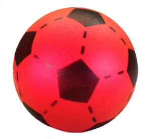 Voetbal zonder huid rood-0