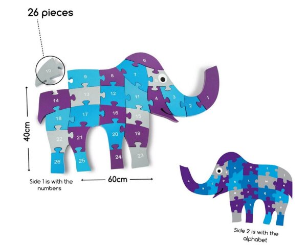 Puzzel Olifant-14661