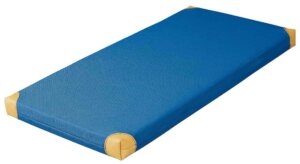 Turnmat Standaard Leren Hoek - 150 x 100 x 6 cm - Blauw-0