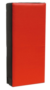 Stootkussen met verzwaarde vulling - Rood/Zwart-0