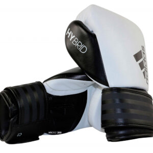 Bokshandschoenen adidas Hybrid ADIH200 - Zwart-Wit-0