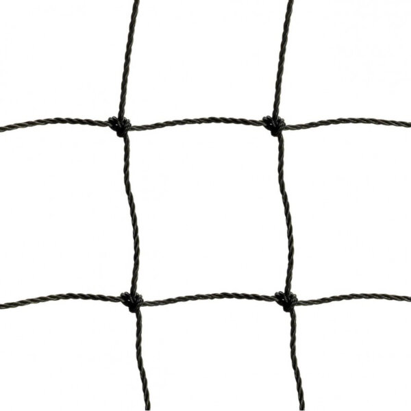 Afschermnet 3 mm PE 120 x 120 mm - 20 x 5 m - Zwart-0