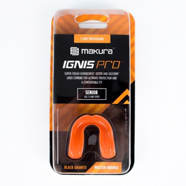 Gebitsbeschermer Makura Ignes Pro SNR - Zwart-Oranje-17759