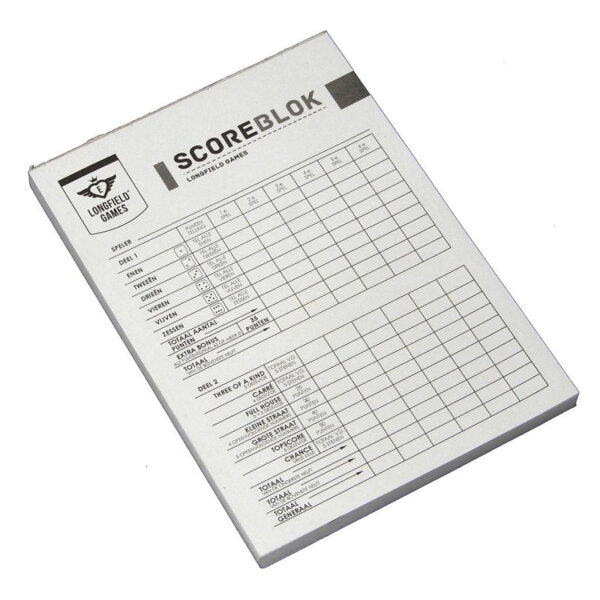Yahtzee Scoreblok 100 Vel-0