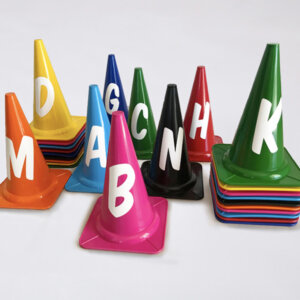 Afbakenkegel Set MK28 Alfabet A t/m Z - Mix Kleuren-0