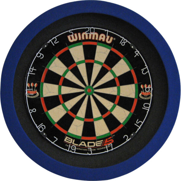 Dartbord Verlichting Basic Blauw-0