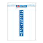 Scorebord Darts Winmau 40 x 30 cm-0