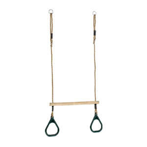 Trapezestok met kunststof ringen-0