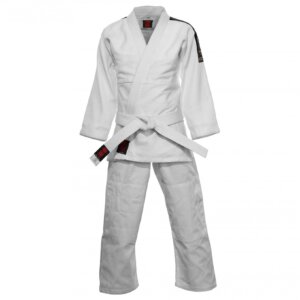 Judopak Essimo Koka maat 170 wit + label + band-0