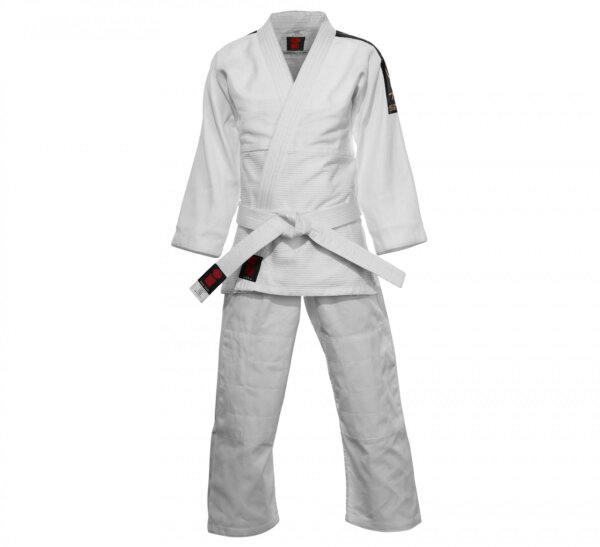 Judopak Essimo Koka maat 170 wit + label + band-0