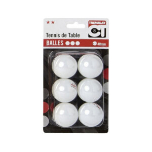 Tafeltennisballen Blister Arora 2 Ster Wit - 6 stuks-0