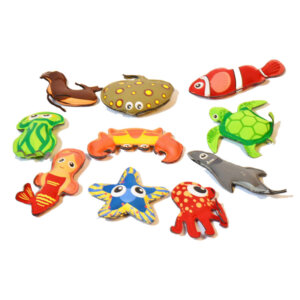 Pittenzakjes Waterdieren - Set van 9 stuks-0