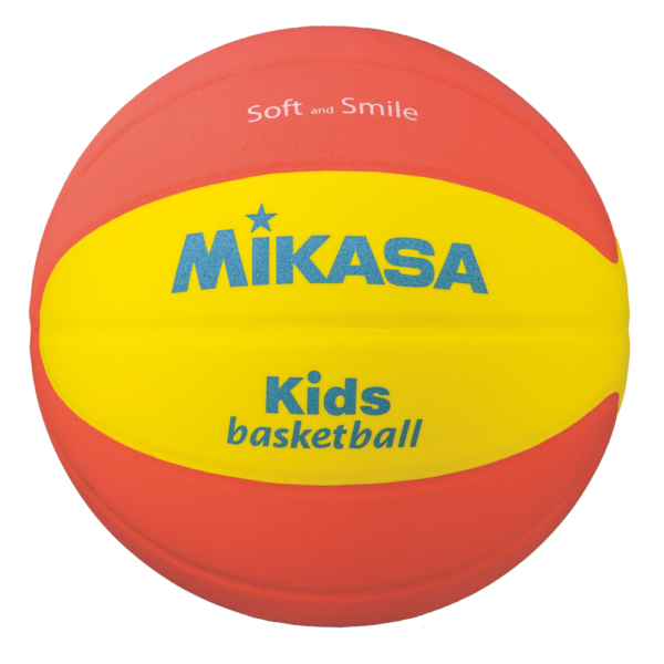 Basketbal Mikasa SB512 Kids Soft - Maat 5 -Oranje/Geel-0