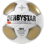 Voetbal Derbystar Classic TT wit/goud-0