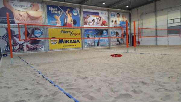 Beachvolleybalnet 3 mm ppm oranje band 8,5x1 m pro2-eilers-0