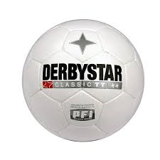 Voetbal Derbystar Classic TT wit maat 4-0