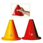 Afbakenkegel Soft 20 cm - Rood of geel-0