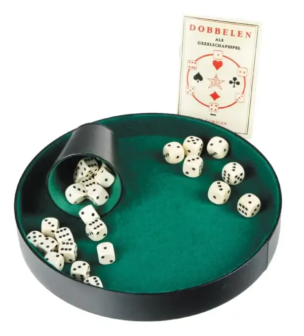 Pokerpiste kunstleer 26cm