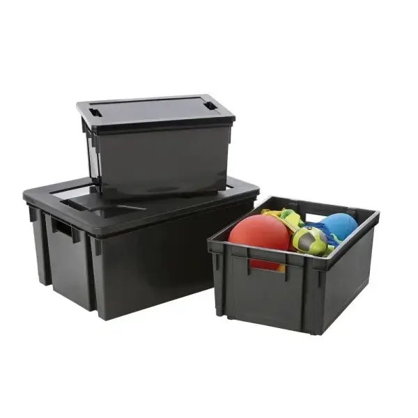 Opbergbox met deksel Kunststof 56x41x29 cm