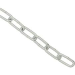 Ketting 80cm gegalv. tbv takelspanner volleybalnet
