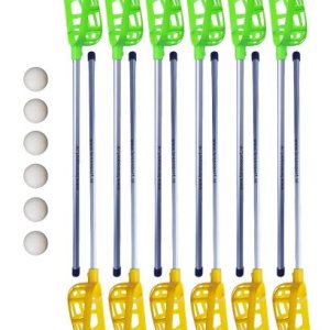 Lacrosse Set Geel/Groen